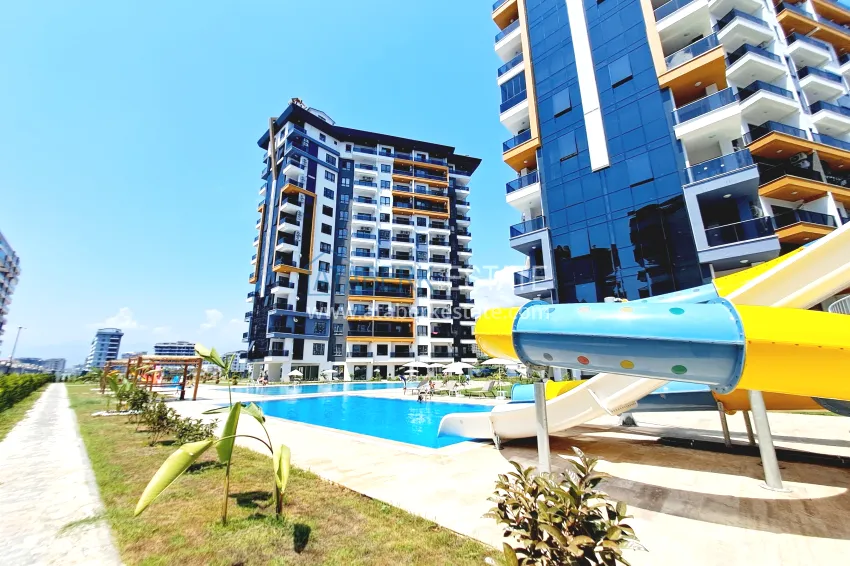 1+1 apartment, 50 m² in Mahmutlar - partially furnished, from owner 3