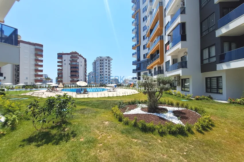 1+1 apartment, 50 m² in Mahmutlar - partially furnished, from owner 8