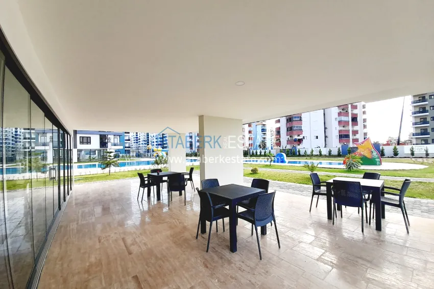 1+1 apartment, 50 m² in Mahmutlar - partially furnished, from owner 9