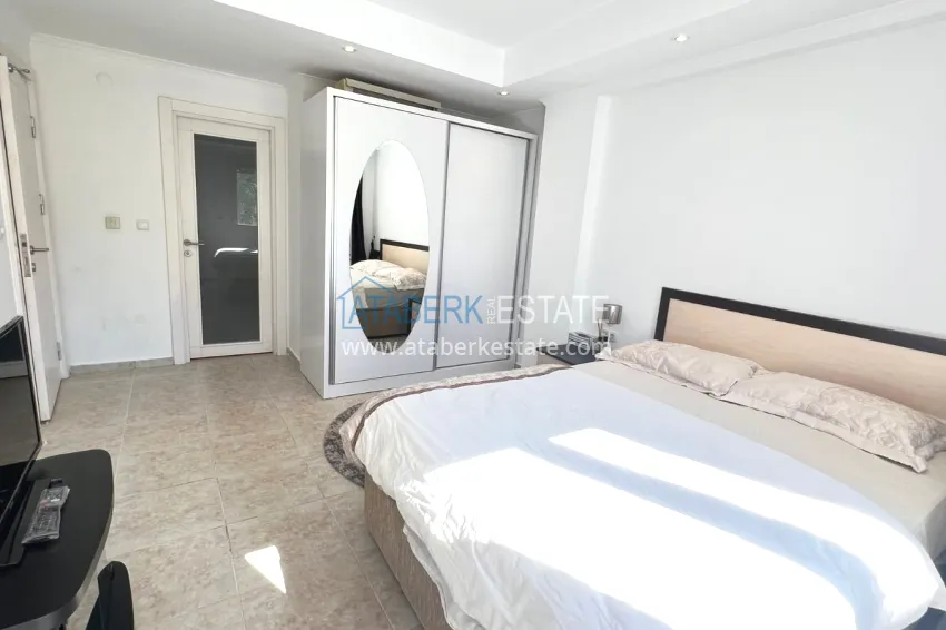 Purchase Residence permit in Alanya: 2+1 furnished apartment in a complex with infrastructure, Oba district 6