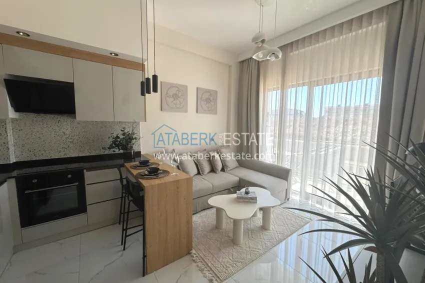 Purchase Investor offer — a one-bedroom apartment in a complex under construction, Altintash district, Antalya 4