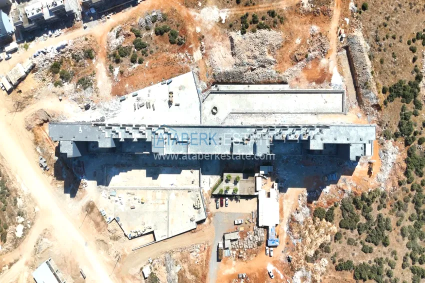 Investor offer — a one-bedroom apartment in a complex under construction, Altintash district, Antalya 14