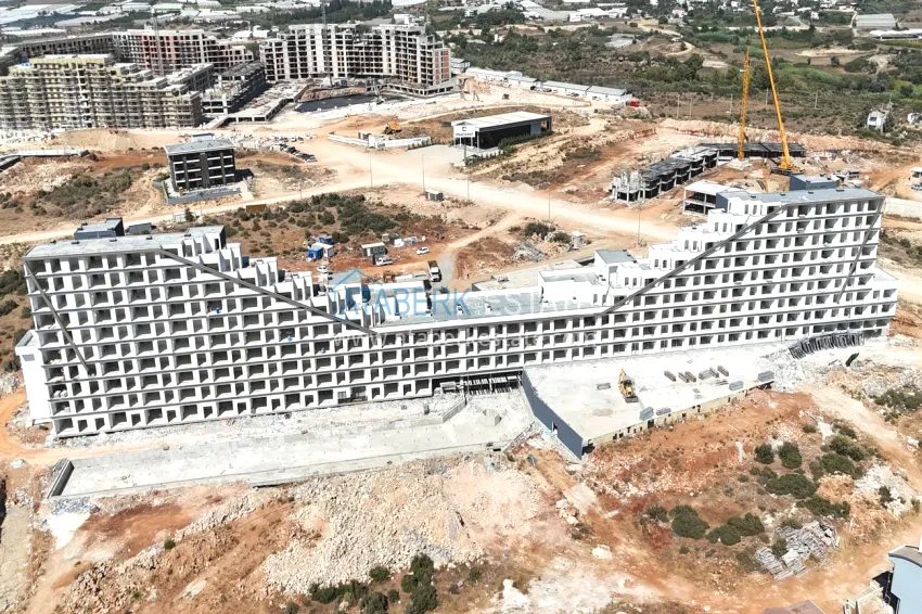 Investor offer — a one-bedroom apartment in a complex under construction, Altintash district, Antalya 9