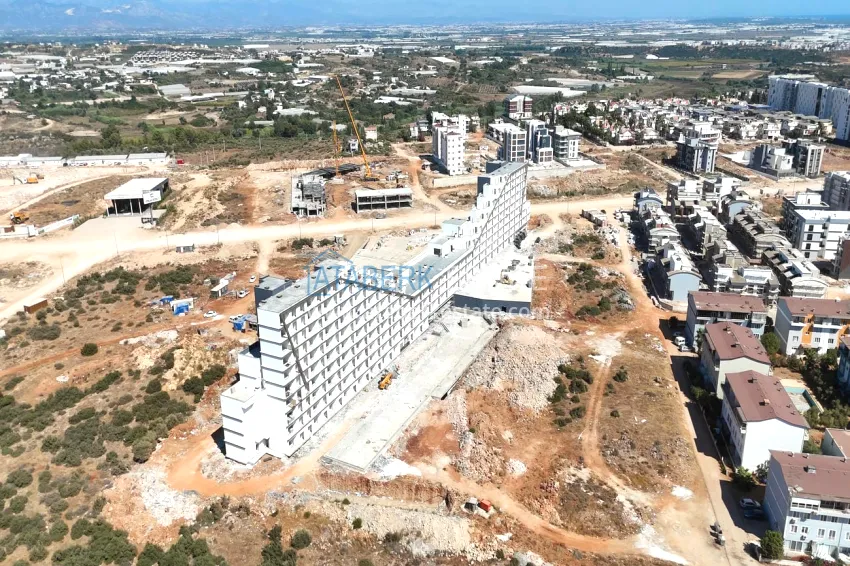 Investor offer — a one-bedroom apartment in a complex under construction, Altintash district, Antalya 17