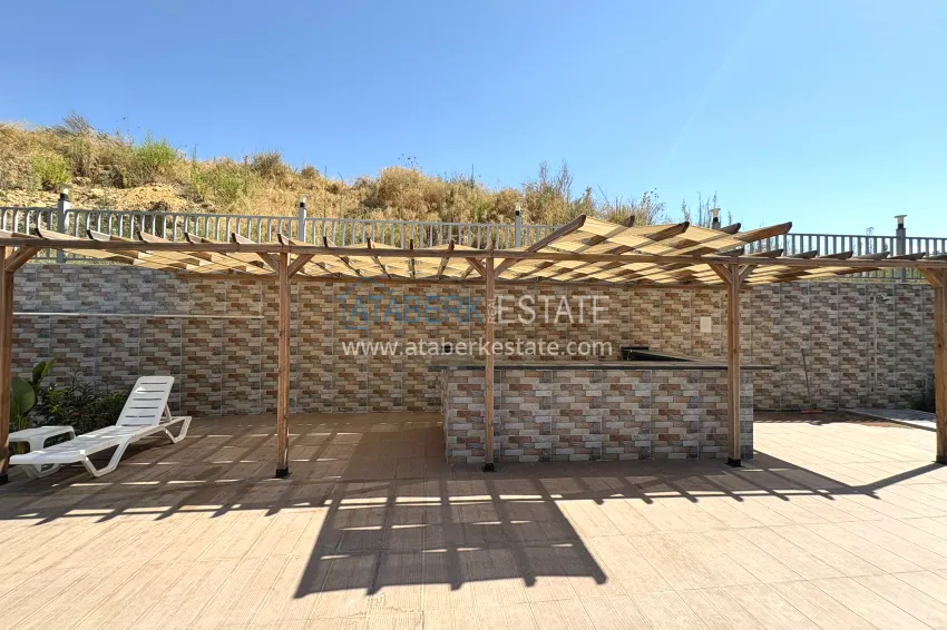 New 1+1 apartment in Mahmutlar, Alanya — new building with mountain views 10