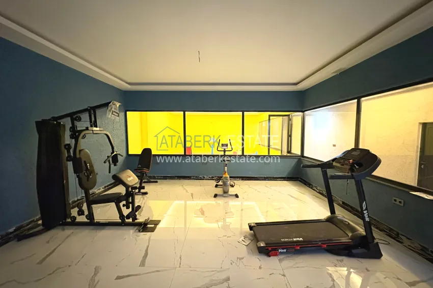 New 1+1 apartment in Mahmutlar, Alanya — new building with mountain views 15