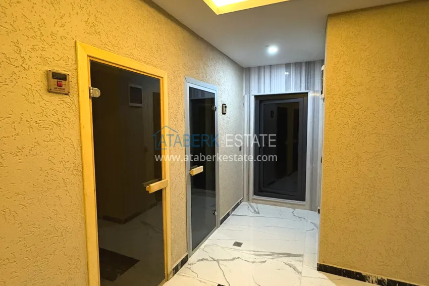 New 1+1 apartment in Mahmutlar, Alanya — new building with mountain views 16