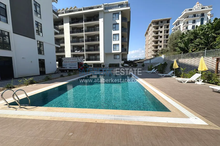 New 1+1 apartment in Mahmutlar, Alanya — new building with mountain views 2