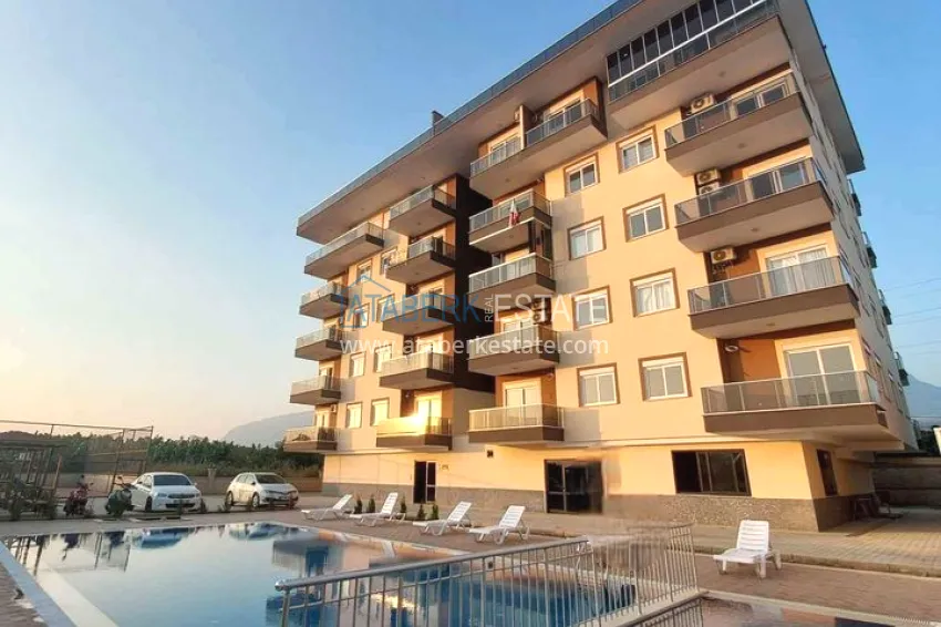 Finished 1+1 apartment in a new building — Alanya, Kargicak district 1 