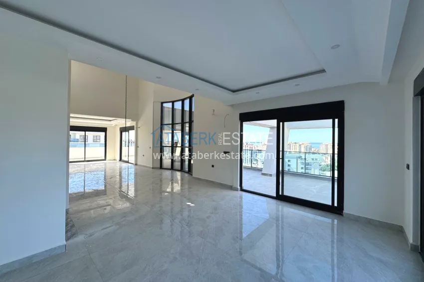 Purchase View penthouse duplex with pool on the terrace, installments possible - Mahmutlar, Alanya 5