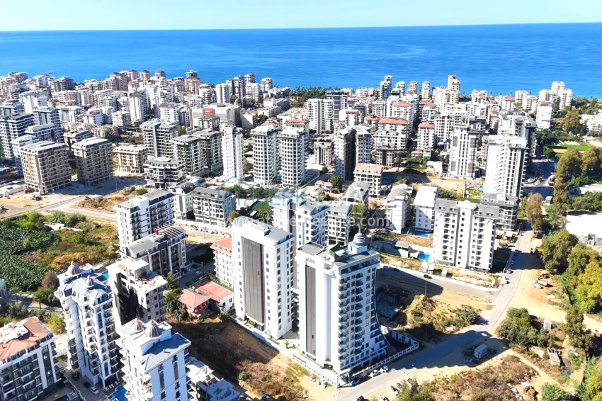 View penthouse duplex with pool on the terrace, installments possible - Mahmutlar, Alanya 1