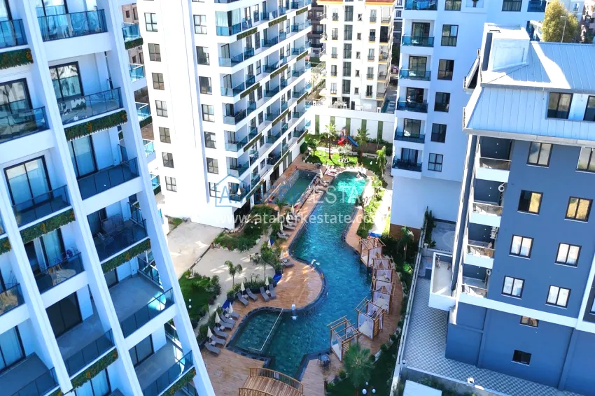 View penthouse duplex with pool on the terrace, installments possible - Mahmutlar, Alanya 6