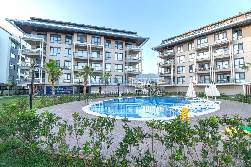 Apartment 2+1 with furniture and mountain views is a cozy option at a reasonable price 1