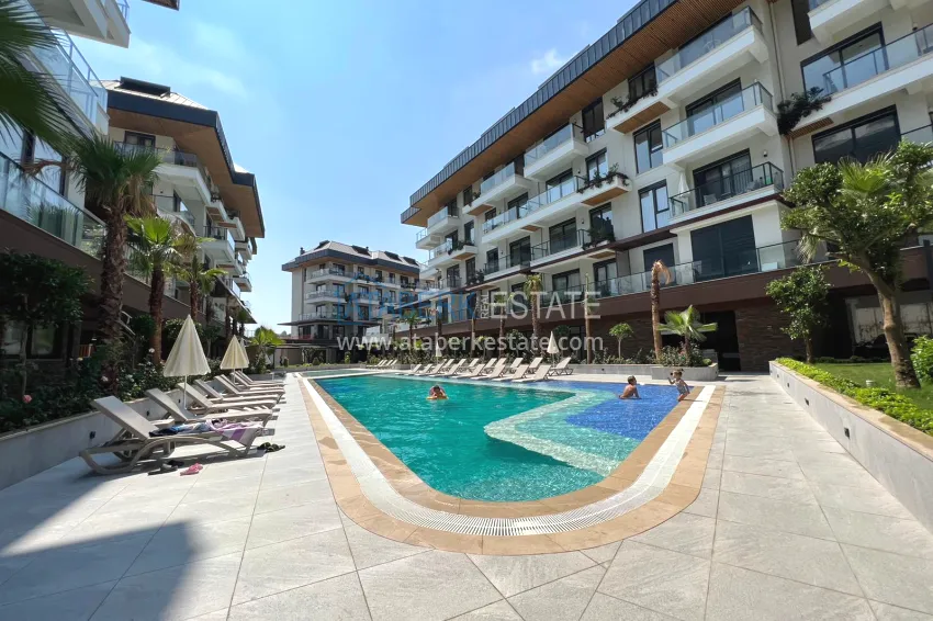 1+1 apartment in Alanya, Oba district — furnished from the owner in a luxury complex 1