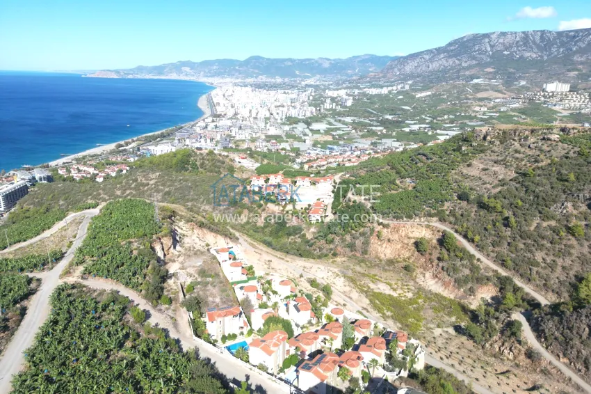 Two-storey villa in Alanya Kargıcak - with private pool and rental license 10 