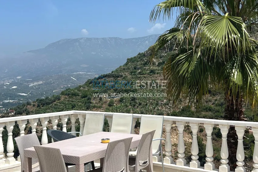 Purchase Two-storey villa in Alanya Kargıcak - with private pool and rental license 11 