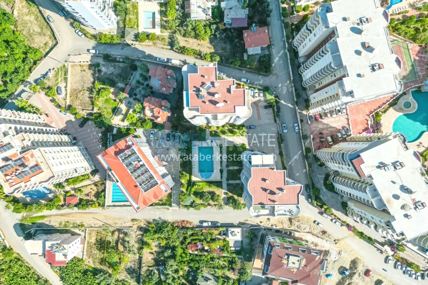 2+1 apartment with sea view in Alanya Mahmutlar district 11 