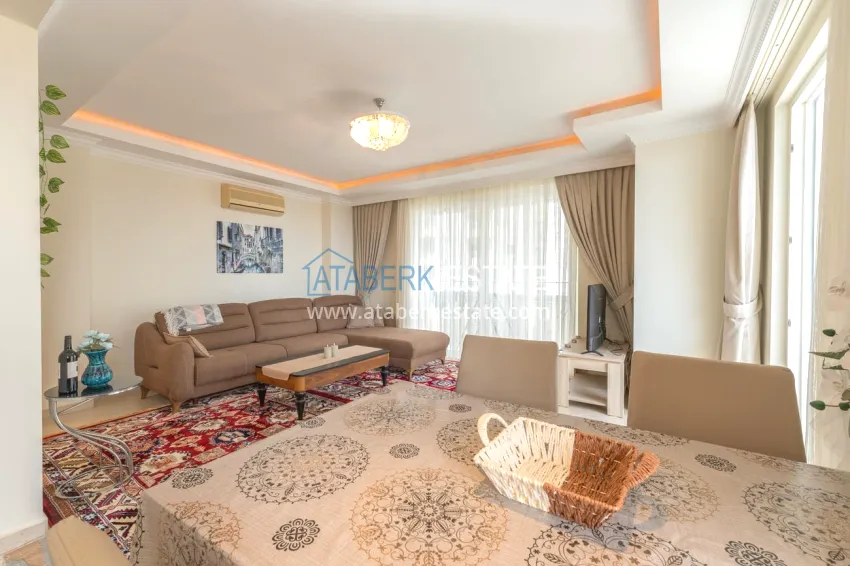 Purchase 2+1 apartment with sea view in Alanya Mahmutlar district 12 