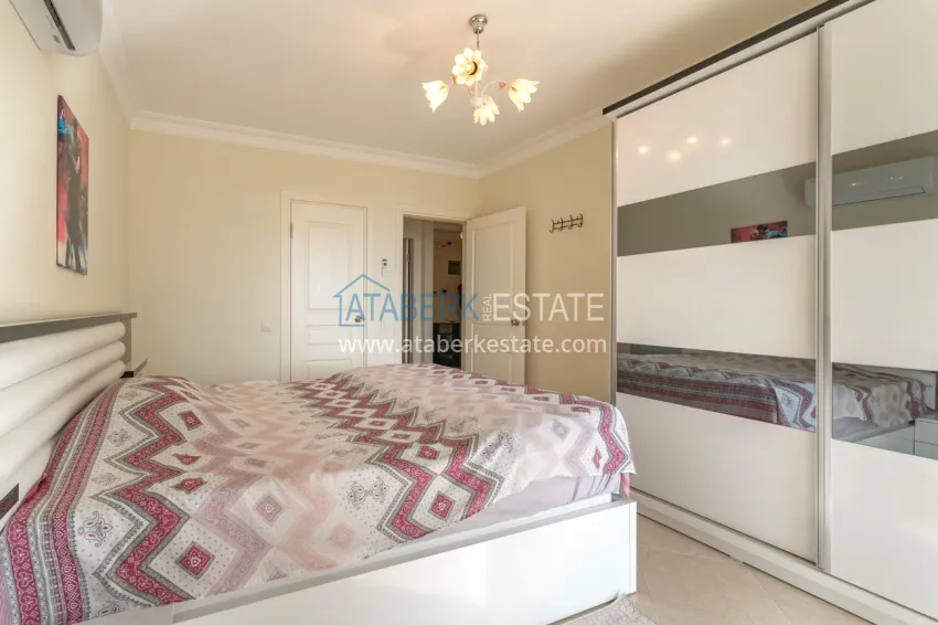 Purchase 2+1 apartment with sea view in Alanya Mahmutlar district 15 