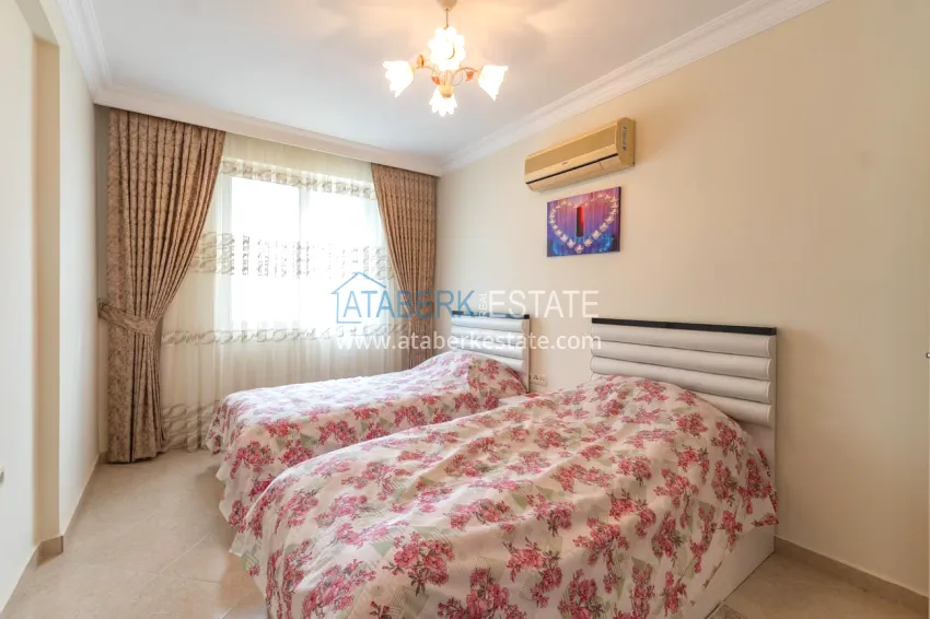 Purchase 2+1 apartment with sea view in Alanya Mahmutlar district 16 