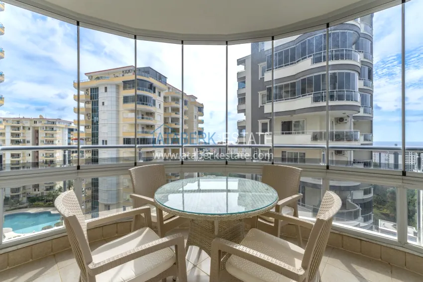 Purchase 2+1 apartment with sea view in Alanya Mahmutlar district 22 