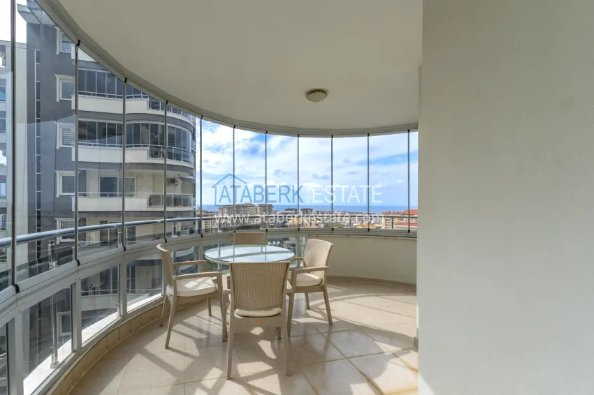 Purchase 2+1 apartment with sea view in Alanya Mahmutlar district 23 