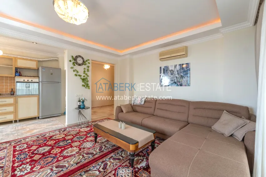Purchase 2+1 apartment with sea view in Alanya Mahmutlar district 4 