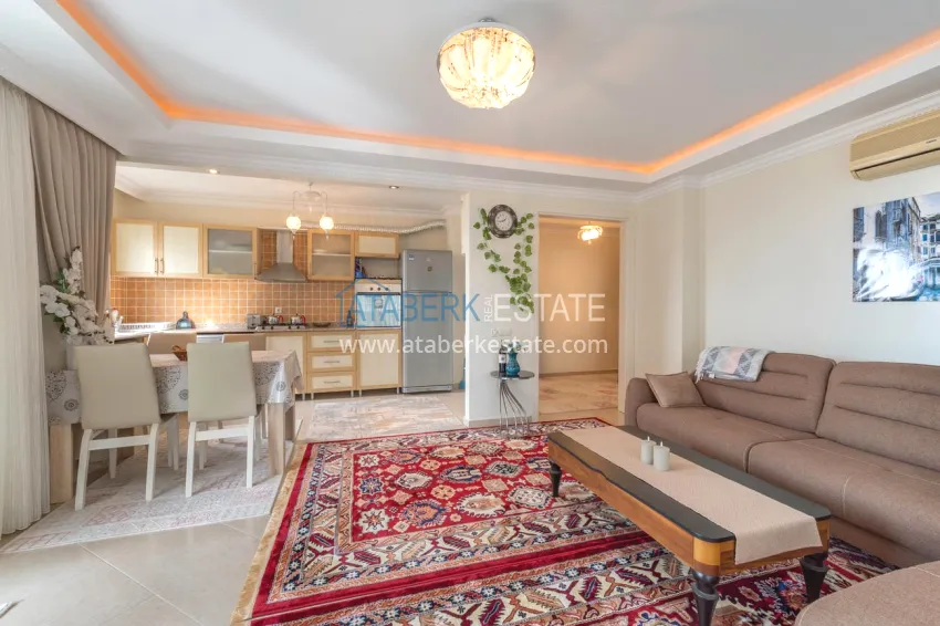 Purchase 2+1 apartment with sea view in Alanya Mahmutlar district 5 