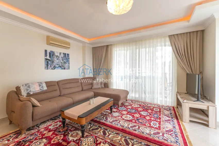 Purchase 2+1 apartment with sea view in Alanya Mahmutlar district 6 