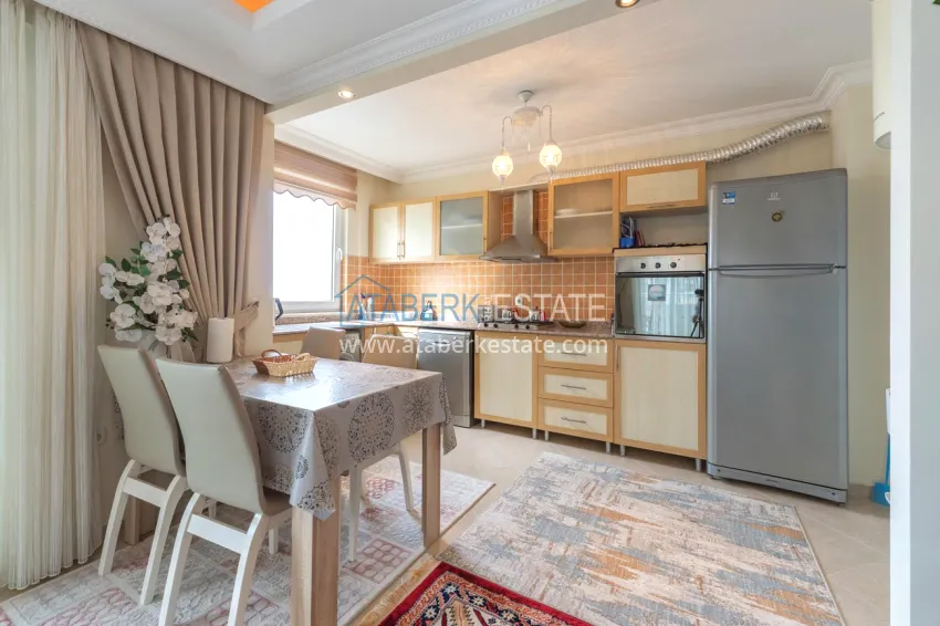 Purchase 2+1 apartment with sea view in Alanya Mahmutlar district 9 