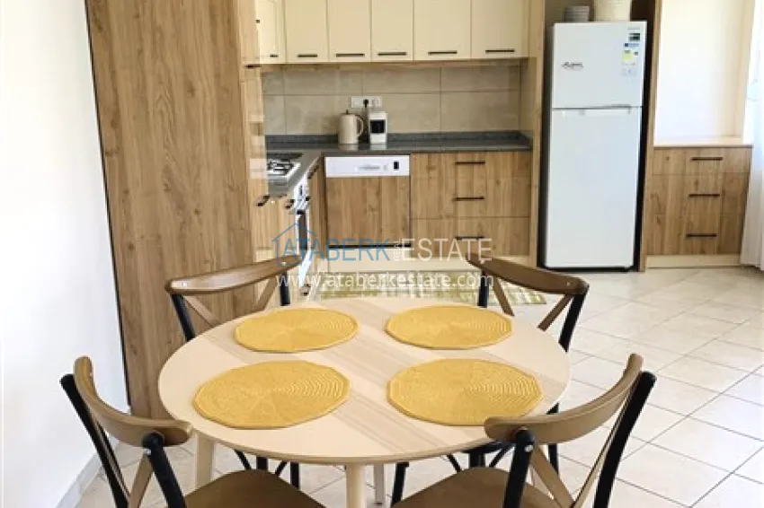 Purchase Apartment 1+1 with furniture and mountain views — 200 meters from the sea, Oba area 10 