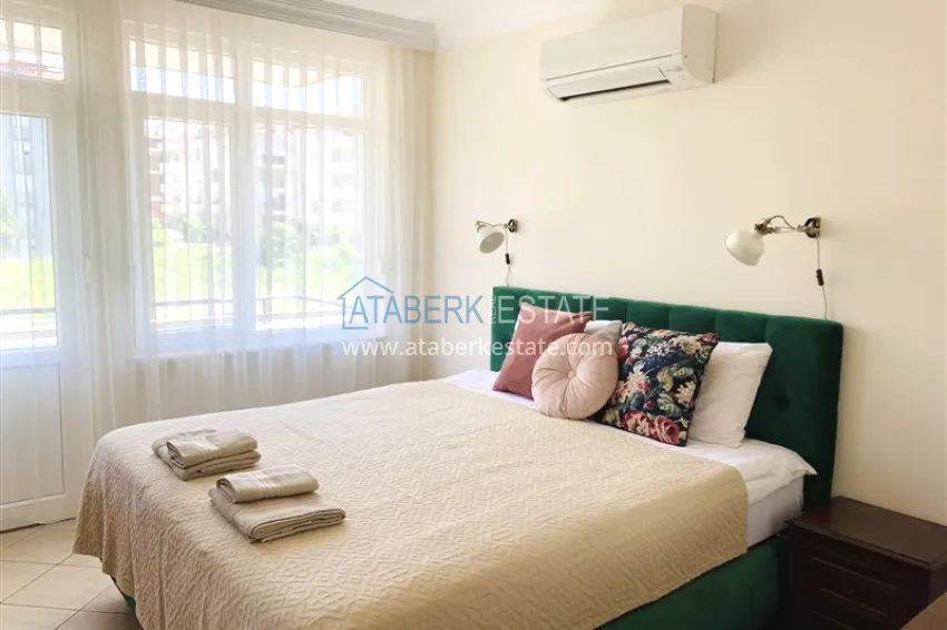 Purchase Apartment 1+1 with furniture and mountain views — 200 meters from the sea, Oba area 12 