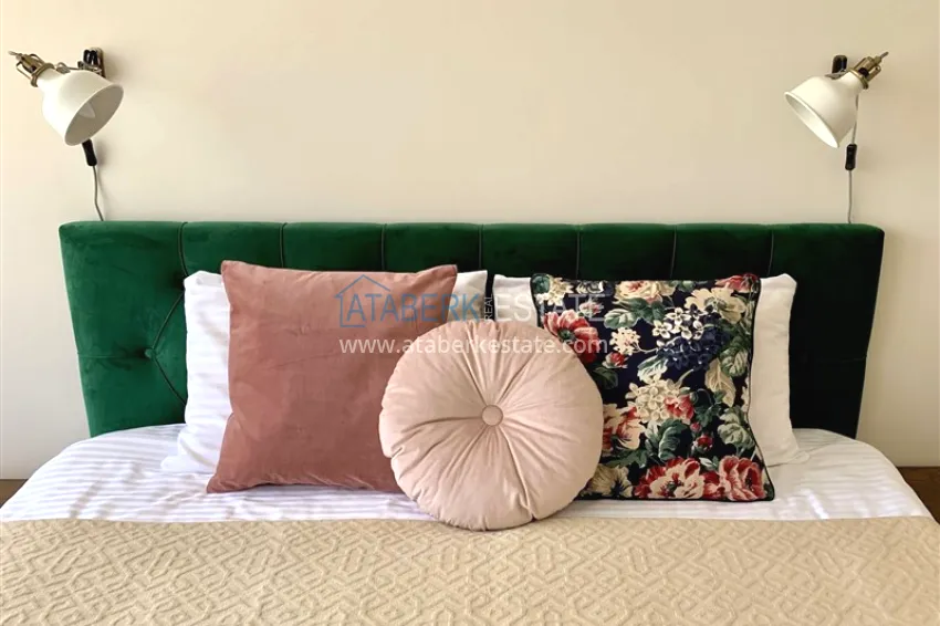 Purchase Apartment 1+1 with furniture and mountain views — 200 meters from the sea, Oba area 13 