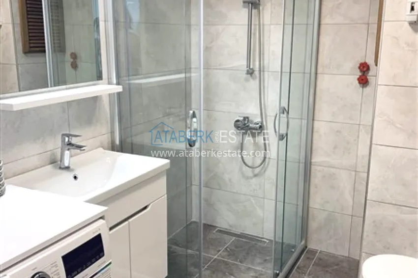 Purchase Apartment 1+1 with furniture and mountain views — 200 meters from the sea, Oba area 14 