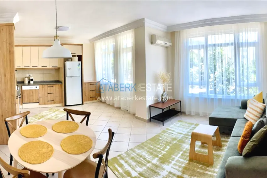 Purchase Apartment 1+1 with furniture and mountain views — 200 meters from the sea, Oba area 3 