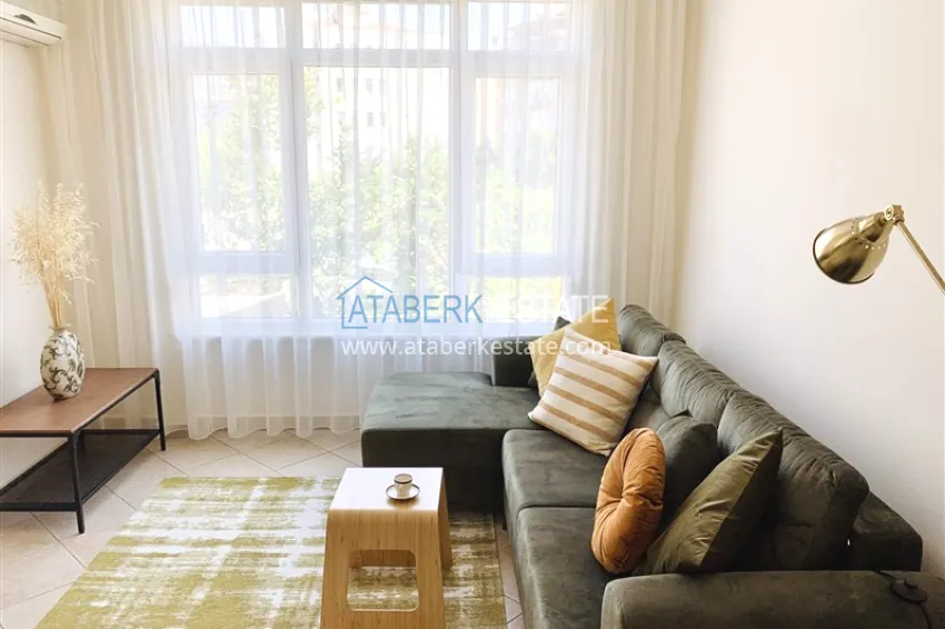 Purchase Apartment 1+1 with furniture and mountain views — 200 meters from the sea, Oba area 4 