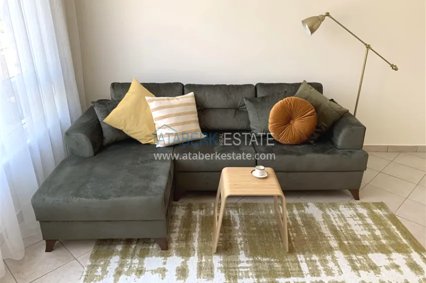 Purchase Apartment 1+1 with furniture and mountain views — 200 meters from the sea, Oba area 5 