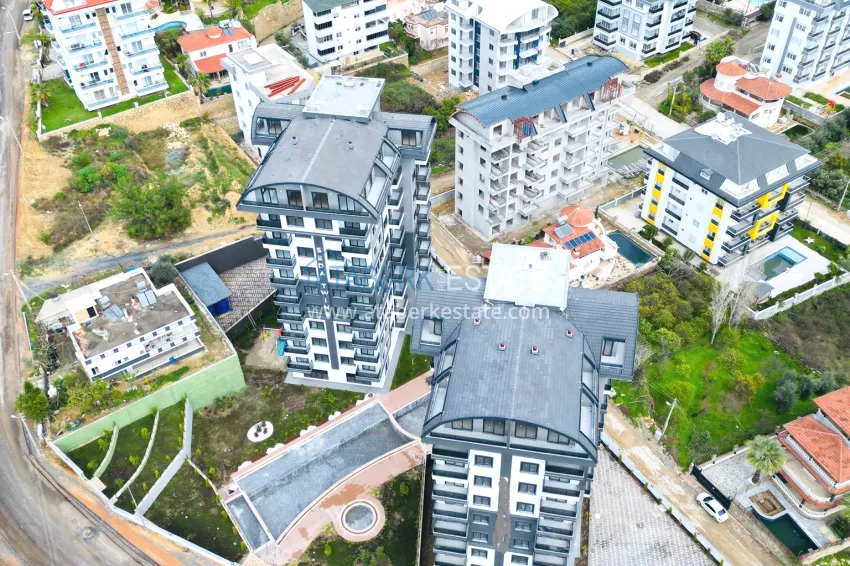 Apartment for sale in Avsallar with new furniture from the owner in a comfort-class complex 9 