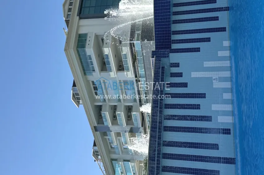 1+1 apartment from owner in Alanya, Oba - furnished in a condominium complex 14 