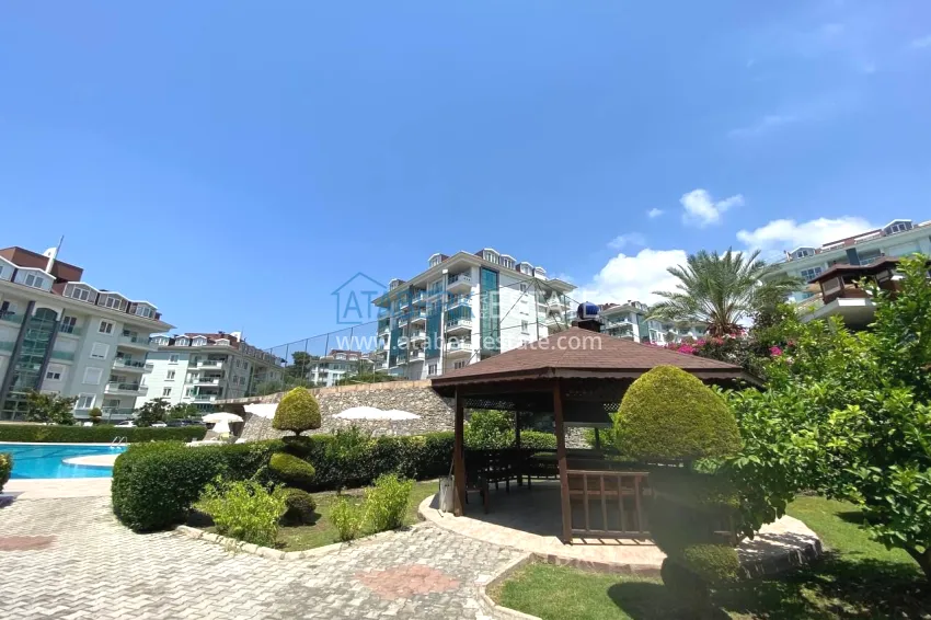 1+1 apartment from owner in Alanya, Oba - furnished in a condominium complex 15 