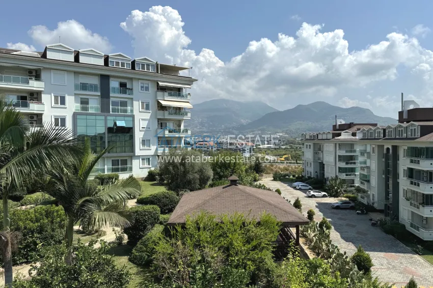 1+1 apartment from owner in Alanya, Oba - furnished in a condominium complex 24 