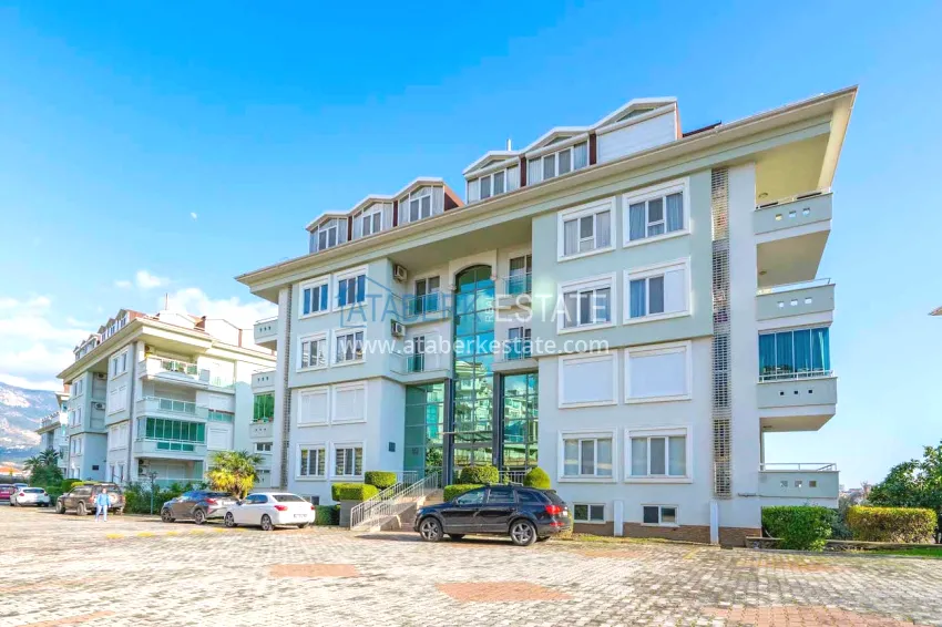 1+1 apartment from owner in Alanya, Oba - furnished in a condominium complex 28 