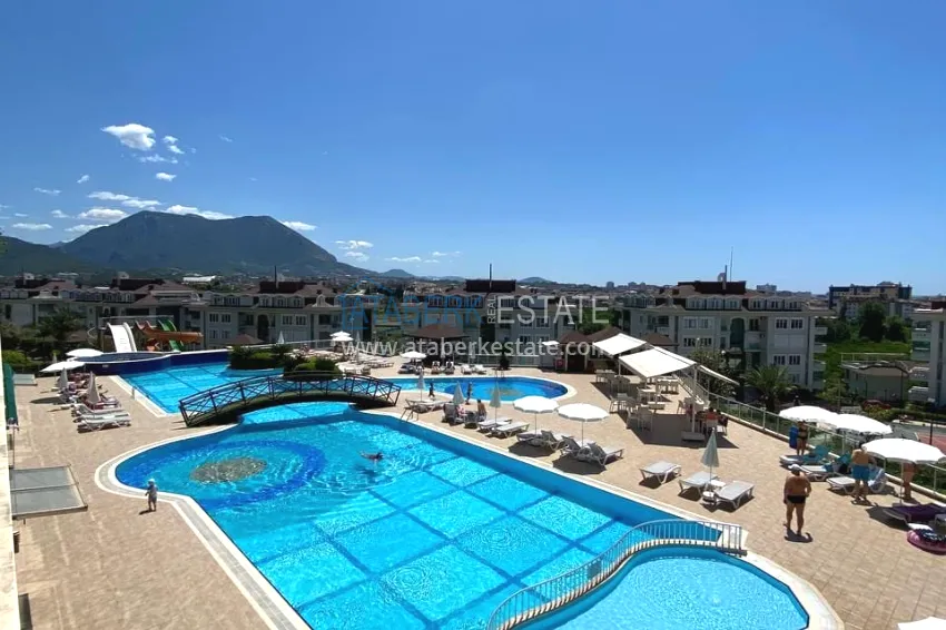 1+1 apartment from owner in Alanya, Oba - furnished in a condominium complex 4 