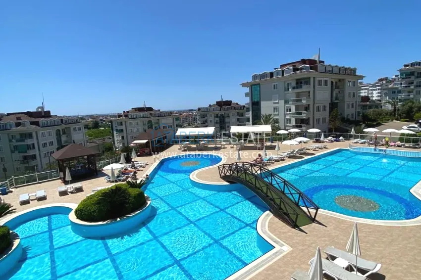 1+1 apartment from owner in Alanya, Oba - furnished in a condominium complex 5 