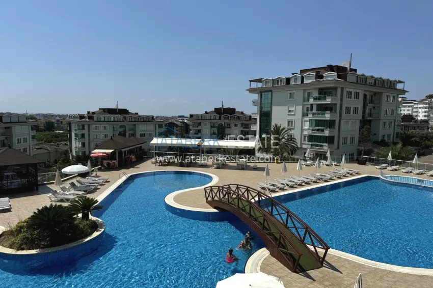 1+1 apartment from owner in Alanya, Oba - furnished in a condominium complex 8 