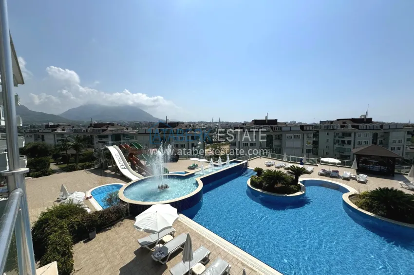 1+1 apartment from owner in Alanya, Oba - furnished in a condominium complex 9 
