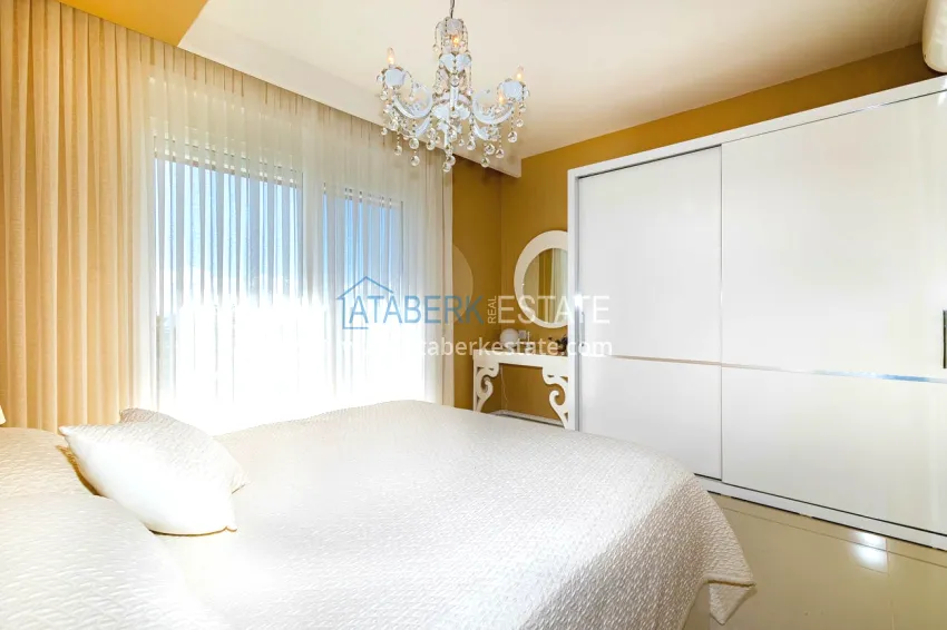 Purchase Elegant 3+1 villa with panoramic sea and mountain views in an elite complex — Alanya, Kargicak district 18 