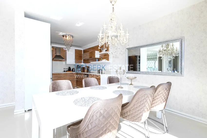 Purchase Elegant 3+1 villa with panoramic sea and mountain views in an elite complex — Alanya, Kargicak district 8 