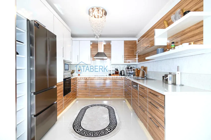 Purchase Elegant 3+1 villa with panoramic sea and mountain views in an elite complex — Alanya, Kargicak district 9 