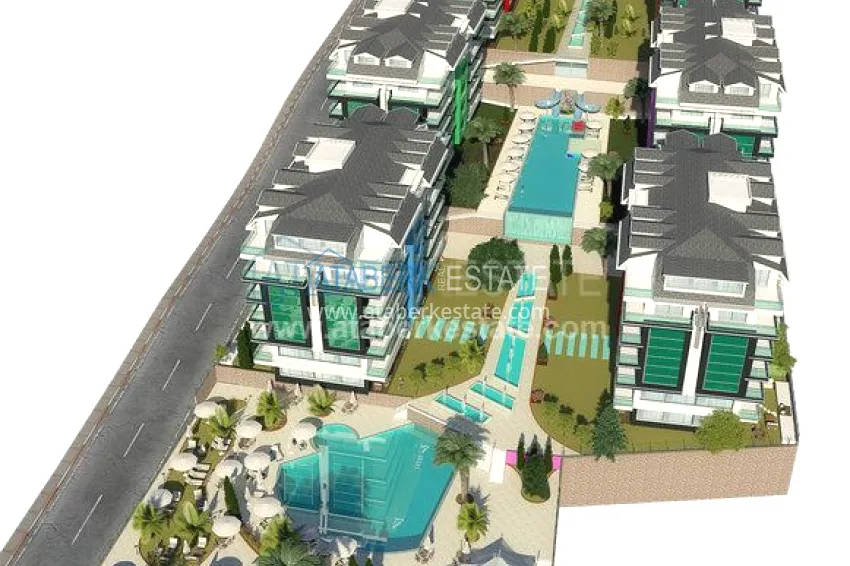 Beachfront complex with developed infrastructure 4